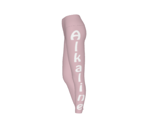 Alkaline Yoga Leggings -  Soft Pink